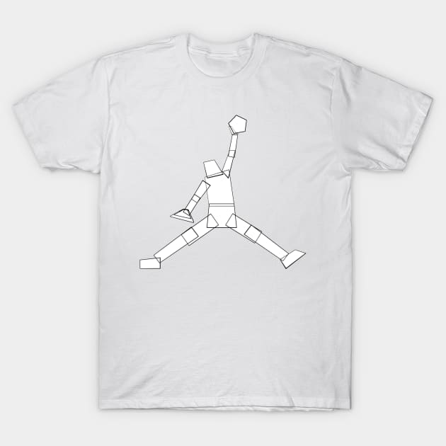 Air-Jordan Square T-Shirt by joebodie